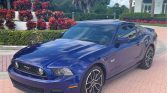 5th gen blue 2014 Ford Mustang GT Premium automatic For Sale