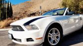5th gen white 2010 Ford Mustang convertible automatic For Sale