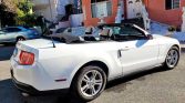 5th gen white 2010 Ford Mustang convertible automatic For Sale
