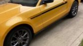 5th gen yellow 2012 Ford Mustang convertible For Sale