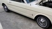1st gen white 1964 Ford Mustang V8 automatic For Sale
