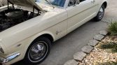 1st gen white 1964 Ford Mustang V8 automatic For Sale
