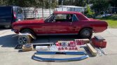 1st generation classic red 1967 Ford Mustang For Sale