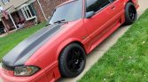 3rd gen red 1990 Ford Mustang hatchback 5spd For Sale