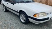 3rd gen white 1991 Ford Mustang LX convertible 5.0 For Sale