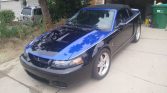 4th gen blue 2004 Ford Mustang Cobra convertible For Sale