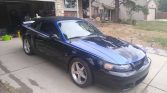 4th gen blue 2004 Ford Mustang Cobra convertible For Sale