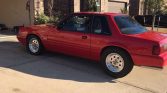 3rd gen red 1989 Ford Mustang Foxbody 5spd For Sale