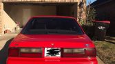 3rd gen red 1989 Ford Mustang Foxbody 5spd For Sale