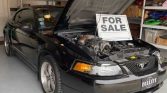 4th gen black 2001 Ford Mustang GT Bullitt 5spd manual For Sale