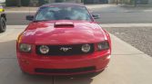 5th gen Race Red 2005 Ford Mustang GT Premium convertible For Sale