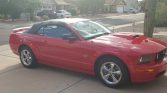 5th gen Race Red 2005 Ford Mustang GT Premium convertible For Sale