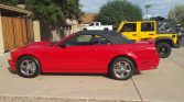 5th gen Race Red 2005 Ford Mustang GT Premium convertible For Sale