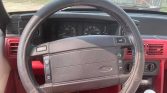 3rd gen red 1990 Ford Mustang GT convertible For Sale