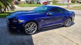 6th gen Deep Impact Blue Metallic 2016 Ford Mustang GT Premium For Sale