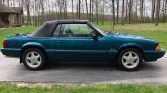 3rd gen Reef Blue 1993 Ford Mustang LX convertible For Sale