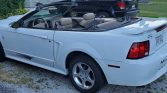 4th gen white 2003 Ford Mustang convertible V6 For Sale