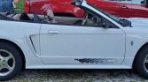 4th gen white 2003 Ford Mustang convertible V6 For Sale