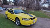 4th gen yellow 2003 Ford Mustang Mach 1 low miles For Sale