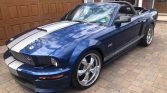 5th gen blue 2008 Ford Mustang GT Shelby convertible For Sale