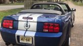 5th gen blue 2008 Ford Mustang GT Shelby convertible For Sale