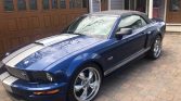 5th gen blue 2008 Ford Mustang GT Shelby convertible For Sale