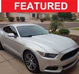 6th gen silver 2015 Ford Mustang EcoBoost Premium For Sale
