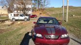 4th gen crimson red 2004 Ford Mustang GT automatic For Sale