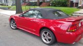 4th gen red 1999 Ford Mustang Cobra SVT convertible For Sale