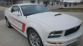 5th gen white 2005 Ford Mustang V6 automatic For Sale