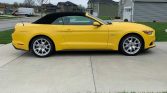 6th gen yellow 2015 Ford Mustang GT convertible For Sale