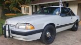 3rd gen white 1988 Ford Mustang LX coupe manual For Sale