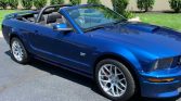 5th gen blue 2008 Ford Mustang GT convertible For Sale