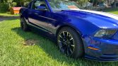 5th gen blue 2014 Ford Mustang coupe manual For Sale
