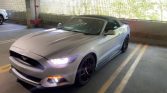 6th gen silver 2015 Ford Mustang V6 convertible For Sale