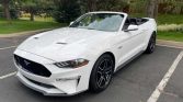 6th gen white 2019 Ford Mustang GT Premium convertible For Sale