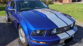 5th gen blue 2005 Ford Mustang GT Premium coupe For Sale