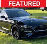 6th gen black 2019 Ford Mustang Bullitt coupe For Sale