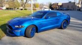 6th gen blue 2019 Ford Mustang GT 6spd manual For Sale