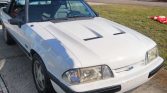 3rd gen white 1990 Ford Mustang Foxbody automatic For Sale