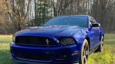 5th gen Deep Impact Blue 2013 Ford Mustang GT Premium CS For Sale