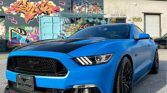 6th gen blue 2016 Ford Mustang manual coupe For Sale