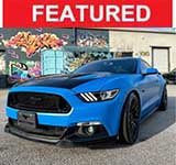 6th gen blue 2016 Ford Mustang manual coupe For Sale