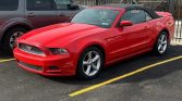 5th gen red 2013 Ford Mustang V6 convertible For Sale