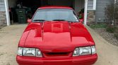 3rd gen red 1987 Ford Mustang 5spd procharged For Sale