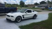 5th gen white 2012 Ford Mustang Boss twin turbo coupe For Sale