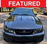 4th gen black 2003 Ford Mustang Cobra SVT manual For Sale