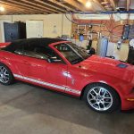 5th gen red 2008 Ford Mustang Shelby GT500 low miles manual convertible For Sale