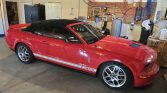 5th gen red 2008 Ford Mustang Shelby GT500 low miles manual convertible For Sale