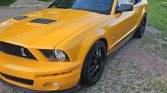 5th gen yellow 2008 Ford Mustang Shelby GT500 convertible For Sale